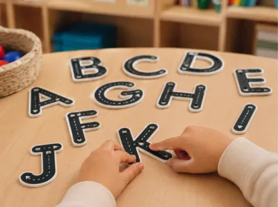 Tracing Alphabet Letters – 3D Printable A–Z Set